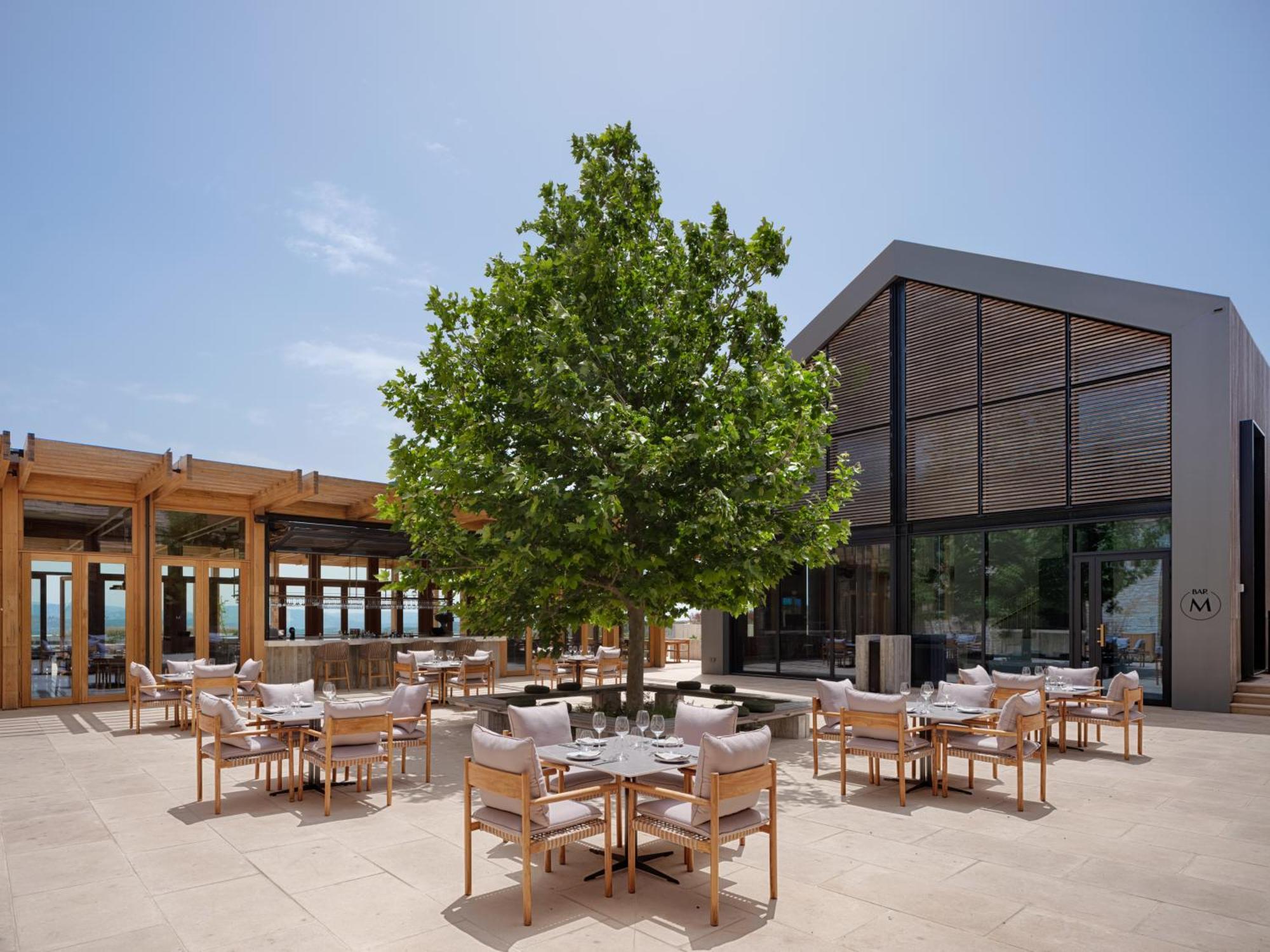 Minthis Resort Tsadha Zewnętrze zdjęcie The restaurant